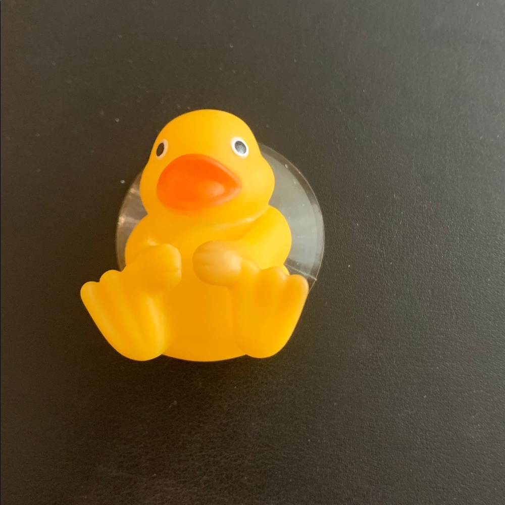 Yellow Rubber Duck Bath Toothbrush or Razor Holder